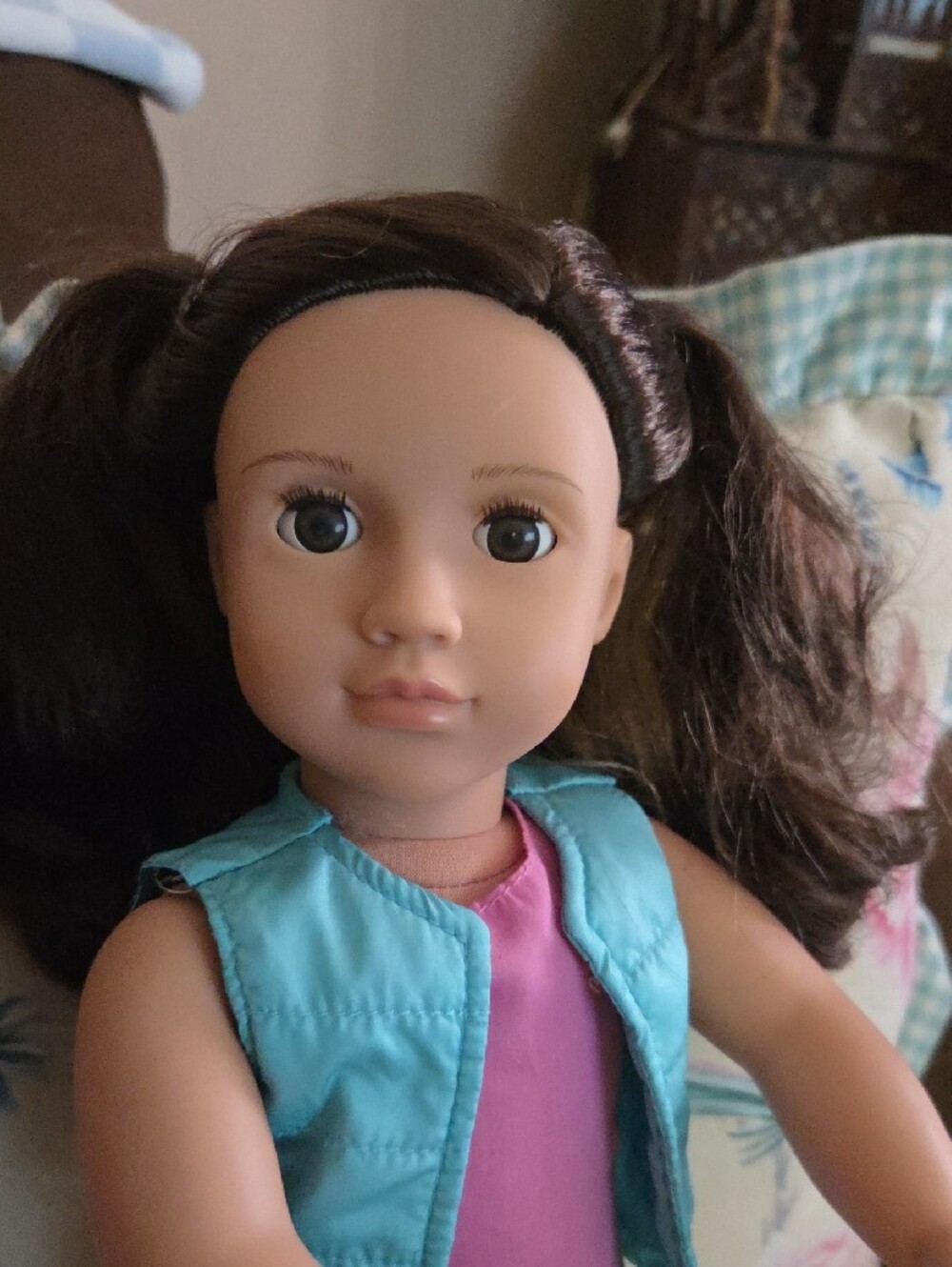Our GENERATION DOLLS Children's Fashion Play Doll Set - Pink & Teal Outfits - Picture 3 of 8
